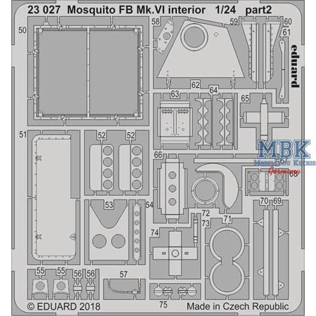 de Havilland Mosquito FB Mk.VI interior