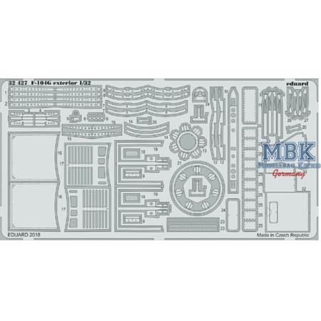 Lockheed TF-104G Starfighter exterior 1/32