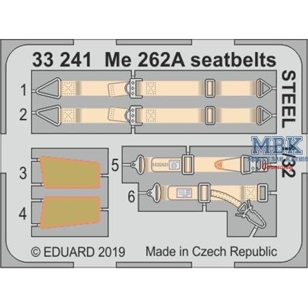Messerschmitt Me-262A-1 seatbelts STEEL 1/32