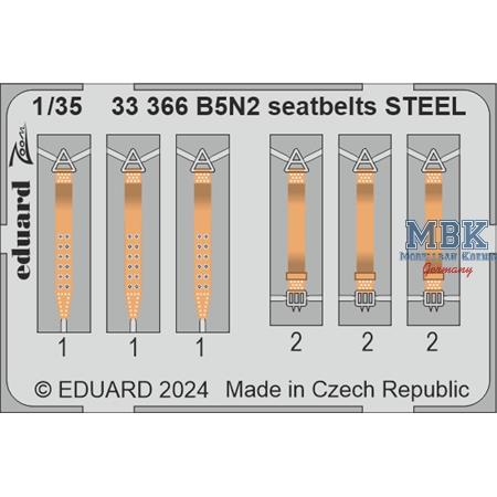 Nakajima B5N2 Type 97 Kate seatbelts STEEL 1/35