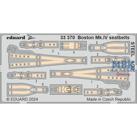 Douglas Boston Mk.IV seatbelts STEEL 1/32