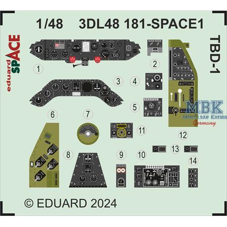 Douglas TBD-1 "Devastator" SPACE 1/48