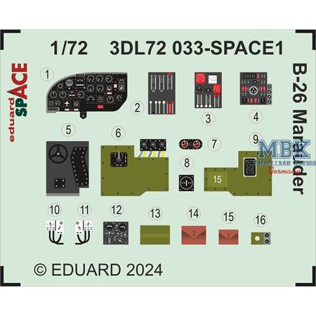 Martin B-26 Marauder SPACE 1/72