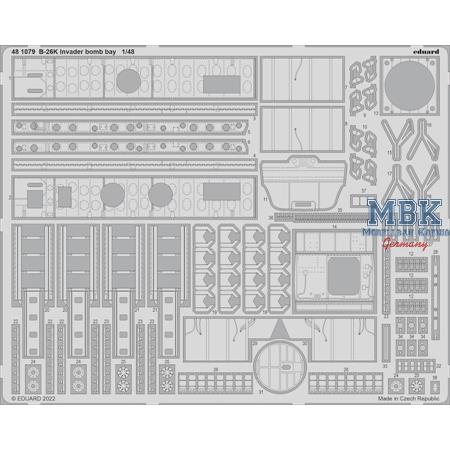 Douglas B-26K Invader bomb bay 1/48