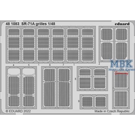 Lockheed SR-71 Blackbird grilles 1/48