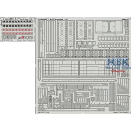 Boeing B-17F Flying Fortress bomb bay 1/48