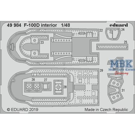 F-100D interior 1/48