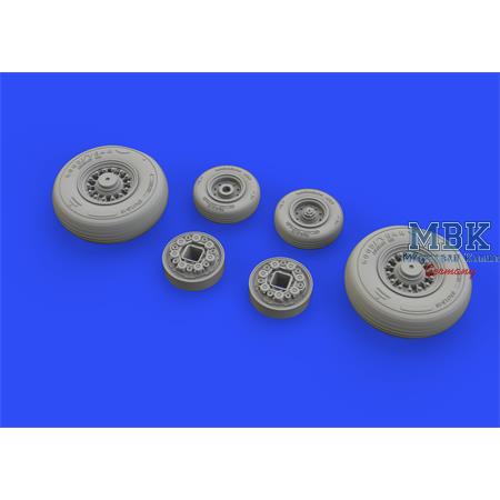 Grumman F-14D Tomcat wheels 1/48