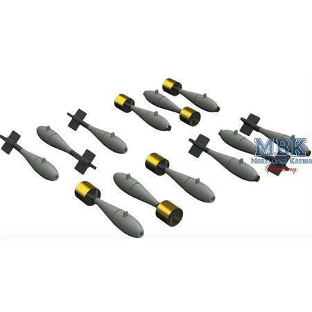 BDU-33 & Mk.76 bombs 1/48