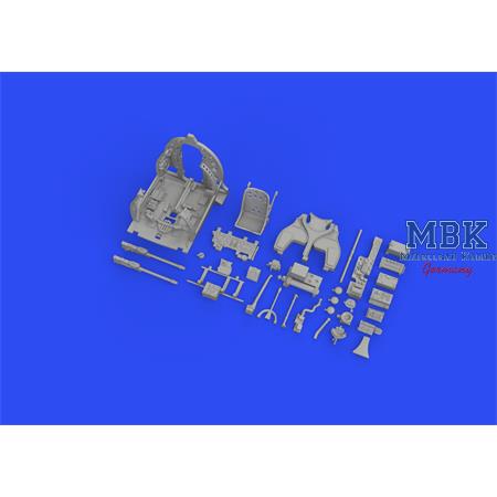 Mitsubishi A6M2 Zero Model 21 cockpit PRINT  1/48