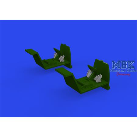 Messerschmitt Bf-109E rudder pedals early 1/48