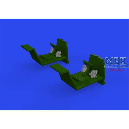 Messerschmitt Bf-109E rudder pedals late 1/48