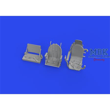 Grumman TBF-1C Avenger seats PRINT 1/48