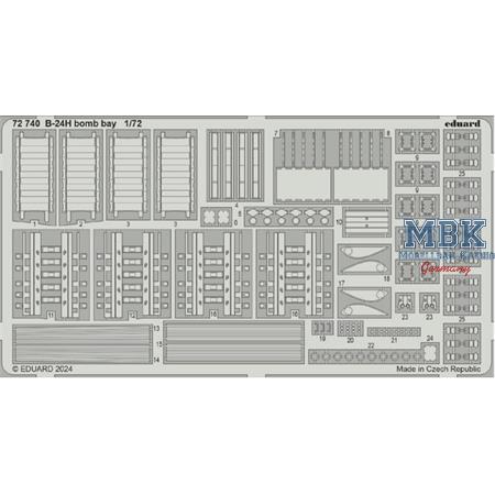 Consolidated B-24H Liberator bomb bay 1/72