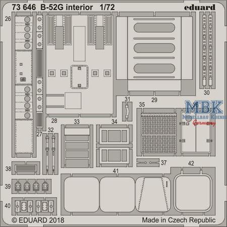 Boeing B-52G Stratofortress interior 1/72