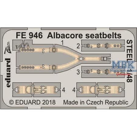 Fairey Albacore setbelts STEEL 1/48