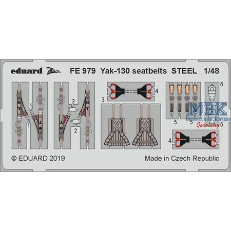 Yak-130 seatbelts STEEL 1/48