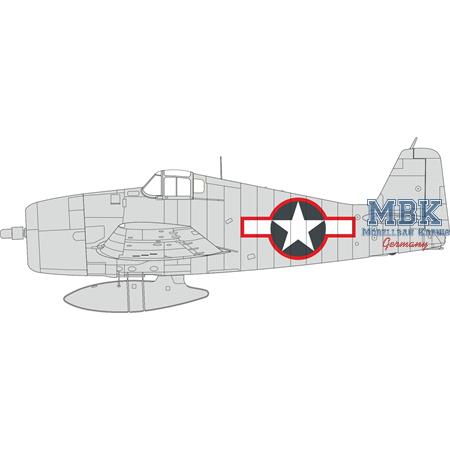 F6F Hellcat US insignia w/red outline Masking Tape