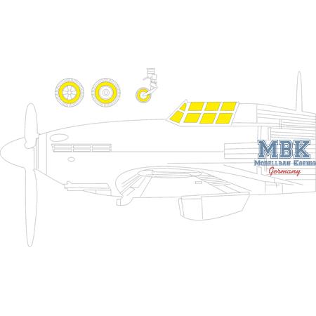 Hawker Hurricane Mk.IIb 1/48 Masking Tape