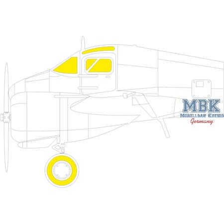 Curtiss-Wright AT-9 Jeep 1/48  Masking tape