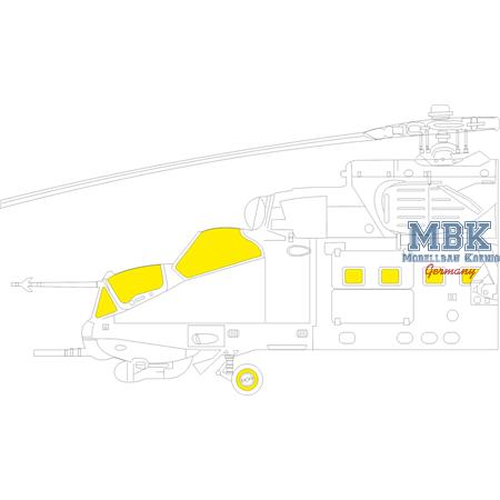 MiL Mi-24D Hind 1/48  Masking tape