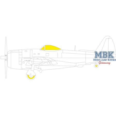 Republic P-47D-25RE Thunderbolt 1/48 Masking Tape