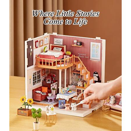 DIY "Dreamy Bay-Scene" – Cat Life two-story
