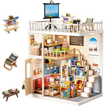DIY "Dreamy Bay-Scene" – Book Cafe two-story