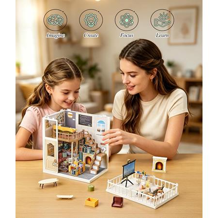 DIY "Dreamy Bay-Scene" – Book Cafe two-story