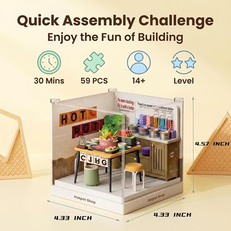 DIY "Dreamy Bay-Scene" Hotpot Restaurant