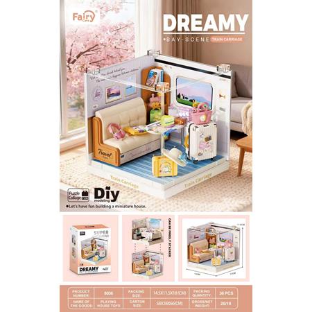 DIY "Dreamy Bay-Scene" Train Carriage