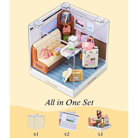 DIY "Dreamy Bay-Scene" Train Carriage