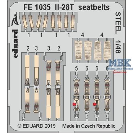 IL-28T seatbelts STEEL 1/48