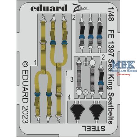 Westland Sea King HAS.1/HAS.5/HU.5 seatbelts STEEL