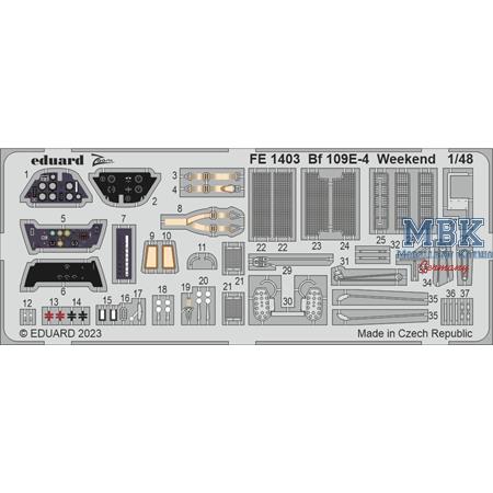 Messerschmitt Bf-109E-4 Weekend 1/48