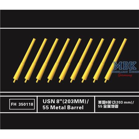 USN 8"(203MM)/55 Metal Barrel
