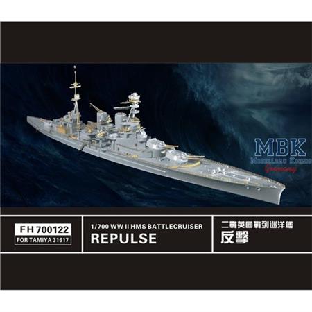 WW II   Battlecruiser HMS Repulse