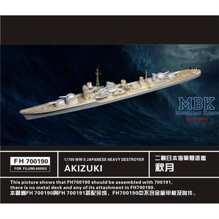 WW II  AKIZUKI(FOR FUJIMI400952)
