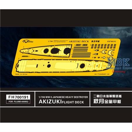 WW II  AKIZUKI FLIGHT DECK(FOR FUJIMI400952)
