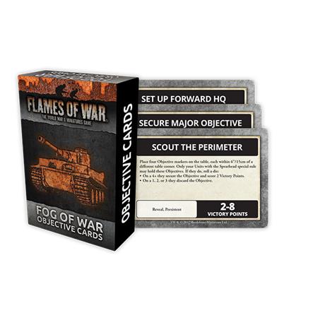 Flames Of War Rulebook: Fog Of War Objective Cards