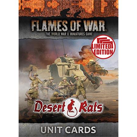 Flames Of War Desert Rats Command Cards