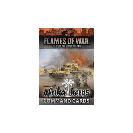 Flames Of War: Afrika Korps Command Cards