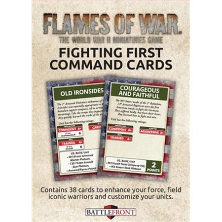 Flames Of War: Fighting First Command Cards
