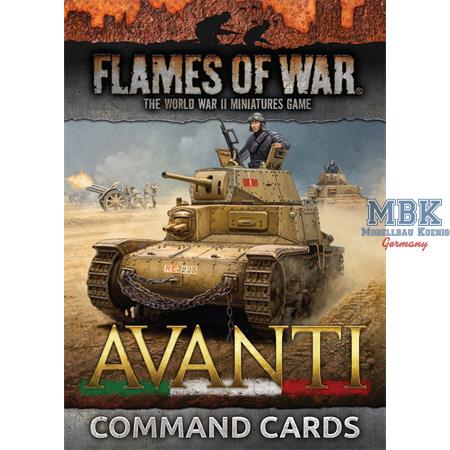 Flames Of War: Italian Command Cards