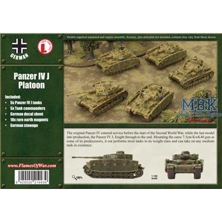Flames Of War: Panzer IV J Platoon