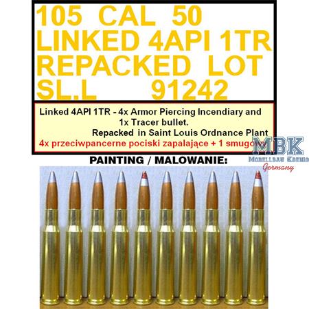 M2 ammunition cans Browning M2 .50 cal (opened)