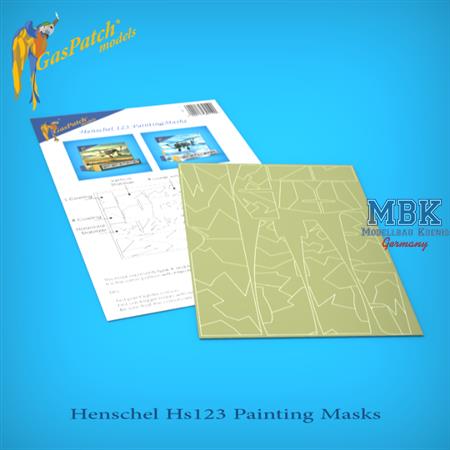 Henschel Hs123 Painting Masks 1/48