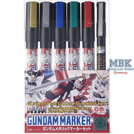 Gundam Metallic Marker Set