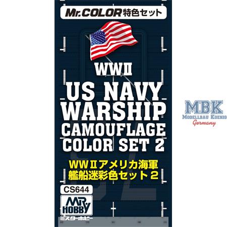 WWII Navy Warship Camouflage color Set 2 (3x10ml)