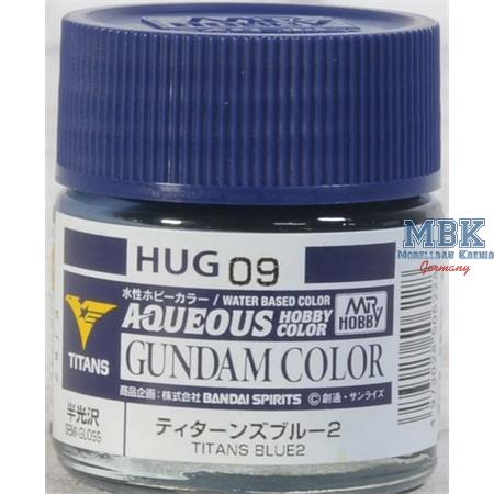 Aqueous Gundam Color Titans Blue 2 Semi Gloss